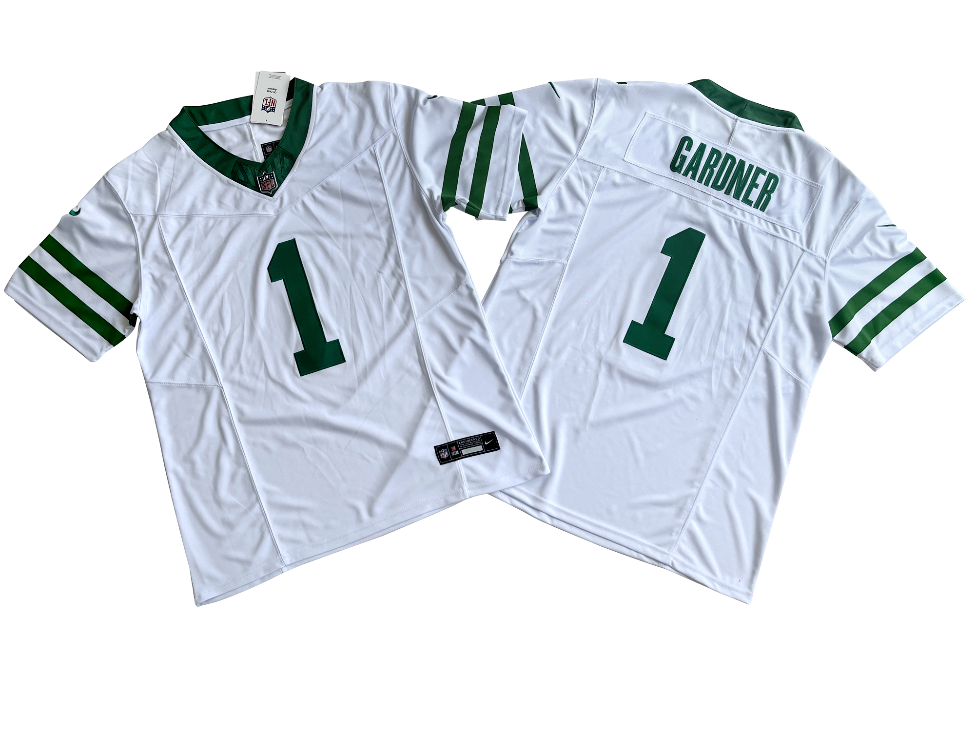 2023 NFL Men New York Jets #1 Ahmad Sauce Gardner Nike Vapor F.U.S.E. Limited Jersey->buffalo bills->NFL Jersey